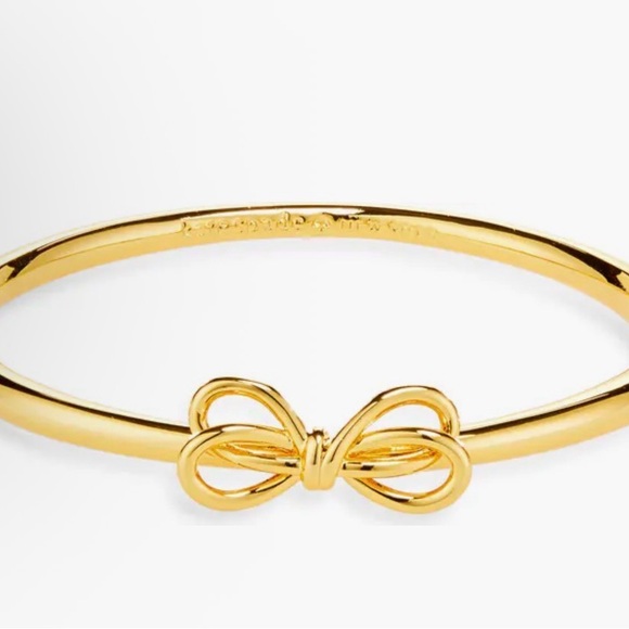 kate spade Jewelry - Kate Spade Bow Meets Girl Gold Bracelet